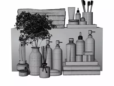 Bathroom Accesories 3D model