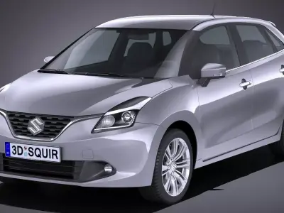 Suzuki Baleno 2016 3D model