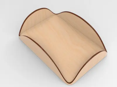 Pois Sauce Holder Low-poly 3D model