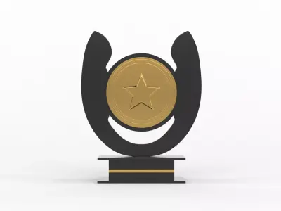 Award Trophy 3D model