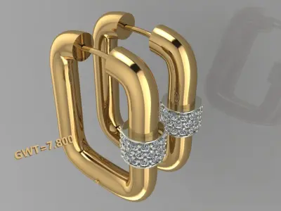 FASION EARING 3D model