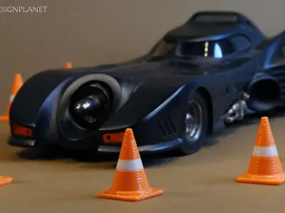 Traffic cone 3D print model