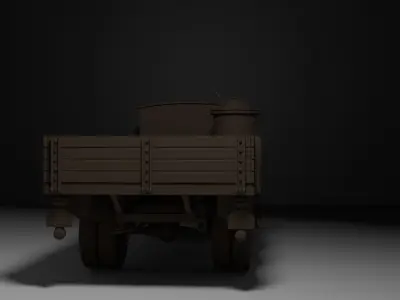 Truck old 3D model