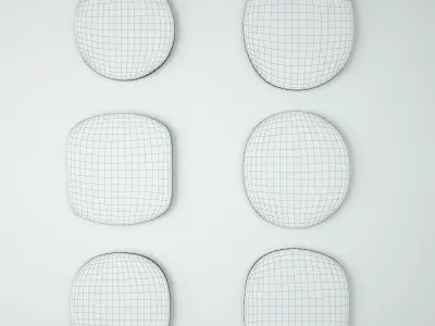 Tribal Wood Decor 5 3D model