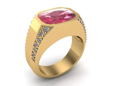 Ruby Ring - 230322 3D print model