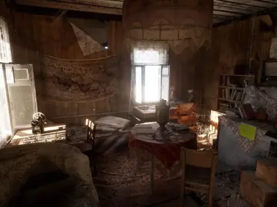 Abandoned house 3D model