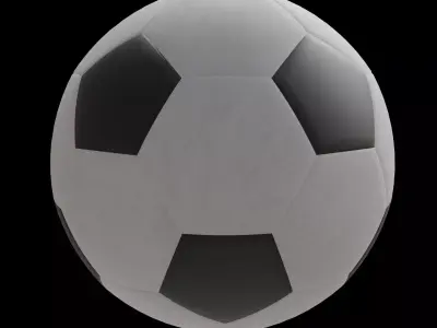 Real football 3D 3D model