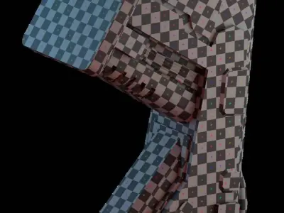 Terminal Sci-fi Low-poly Free low-poly 3D model