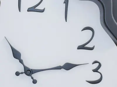  Moroccan clock with mirrors 3D model