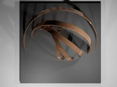 Abstract Geometry Decor V10 3D model 3D model 3D model