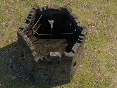 Jaizkibel Tower 3D model