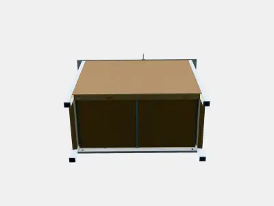 HEMNES Chest of 3 drawers Low-poly 3D model