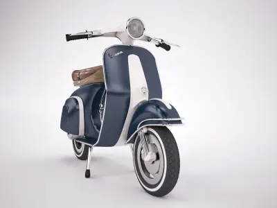 Classic Vespa 002 3D model