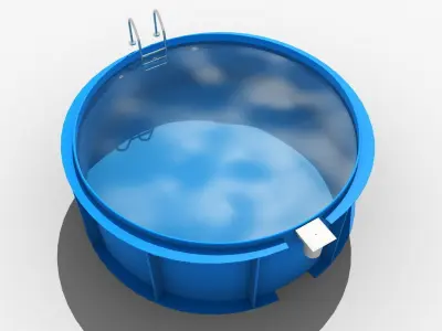 Garden kruh 3D model