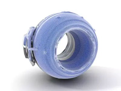 Futuristic Energy Core Model Pack Low-poly 3D model