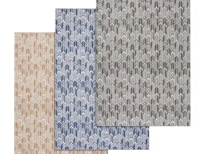 Rug Set 2122 3D model