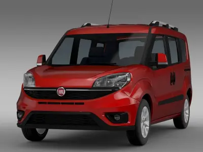 Fiat Doblo 152 2017 3D model