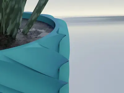 pot planter 12 3D print model