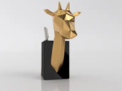 Giraffe Luxury Pencil Holder ready for printing and selling 3D print model