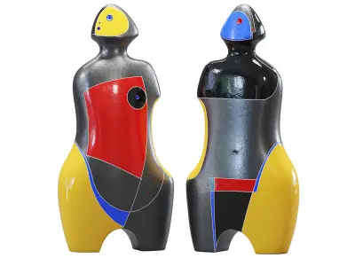 My Blue Side Sculpture 3D model