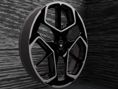 Maserati MC20 RIMS Low-poly 3D model