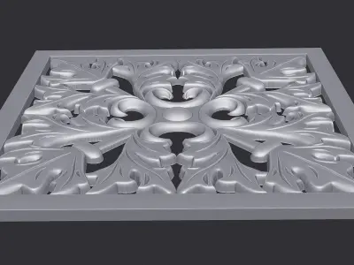 Wall decor panel  3D print model