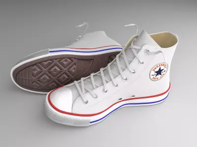 kuangwei converse sneakers 3D model