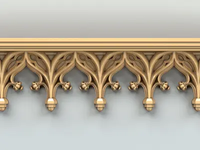 Molding 053 Gothic 3D model