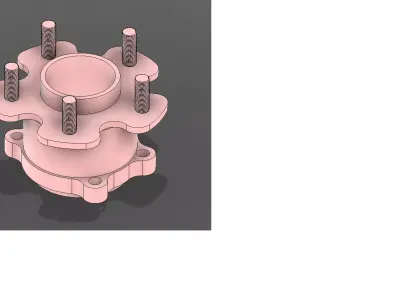 Nissan 370z Rear Wheel Bearing 43202-4GA0B 3D model