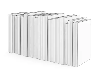 Books Set on architecture and design 3D model