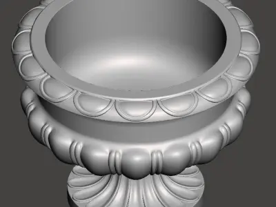 Decorative vase - 3d model for CNC - DecorativeVase003 3D model