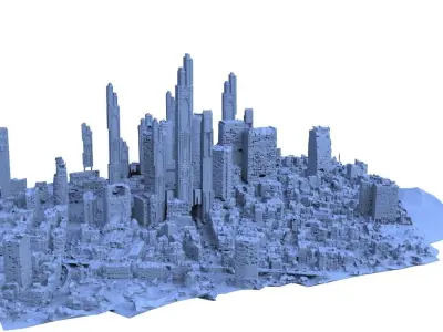City of the Future Modern 3D model