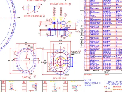 Pressure Vessel 840kPag 4700L Drawing 3D model