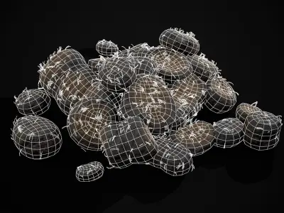 Horse Poop Version 2 Low-poly 3D model