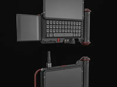 Sci fi Device Gps Scanner Low-poly 3D model