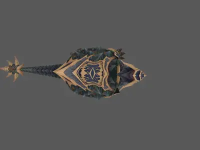 Fantasy Horse For MMORPG Low-poly 3D model