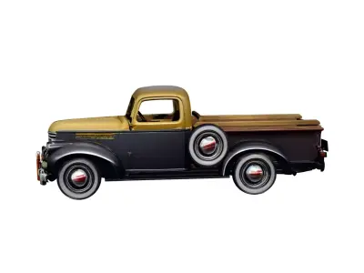 1946 Chevrolet Pickup Truck  Post-War Classic Utility Vehicle 3D model