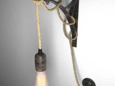 Exterior Interior Lamp 3D model