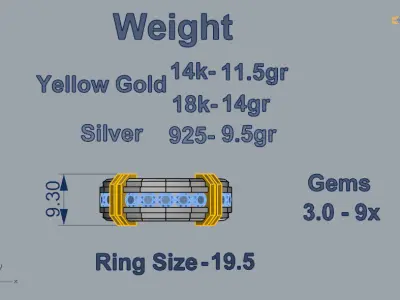 Man Ring 03  3D print model