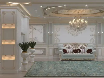 Hall classic 3D model