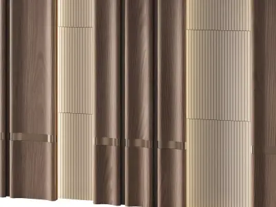 Decorative V74 Wall Panels 3D model