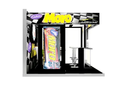 Booth Exhibition Stand a381a  3D model