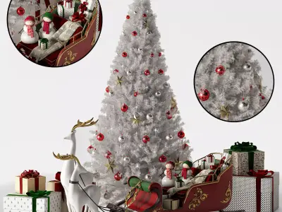 Christmas tree 02 3D model