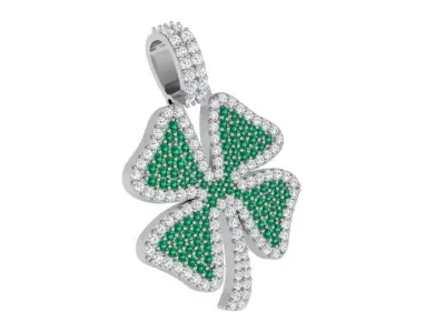 Lucky Leaf Pendant 4150 3D print model
