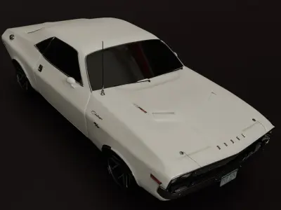 Dodge Challenger 1970 RT 3D model