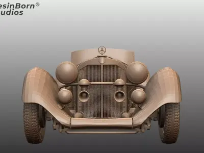 Mercedes-Benz SS Roadster W06 1928 3D print model