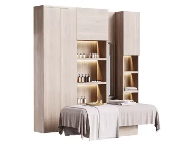 Modern spa and accessories 03 3D model