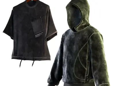 Men clothing 3D Model Pack