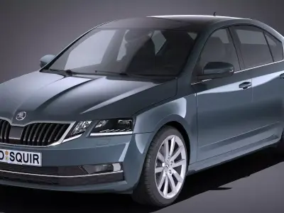 Skoda Octavia 2017 3D model