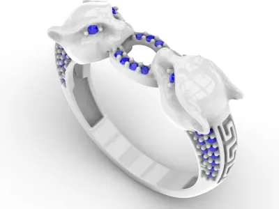 Jewelry Diamond Ring Model RG89 Free 3D print model